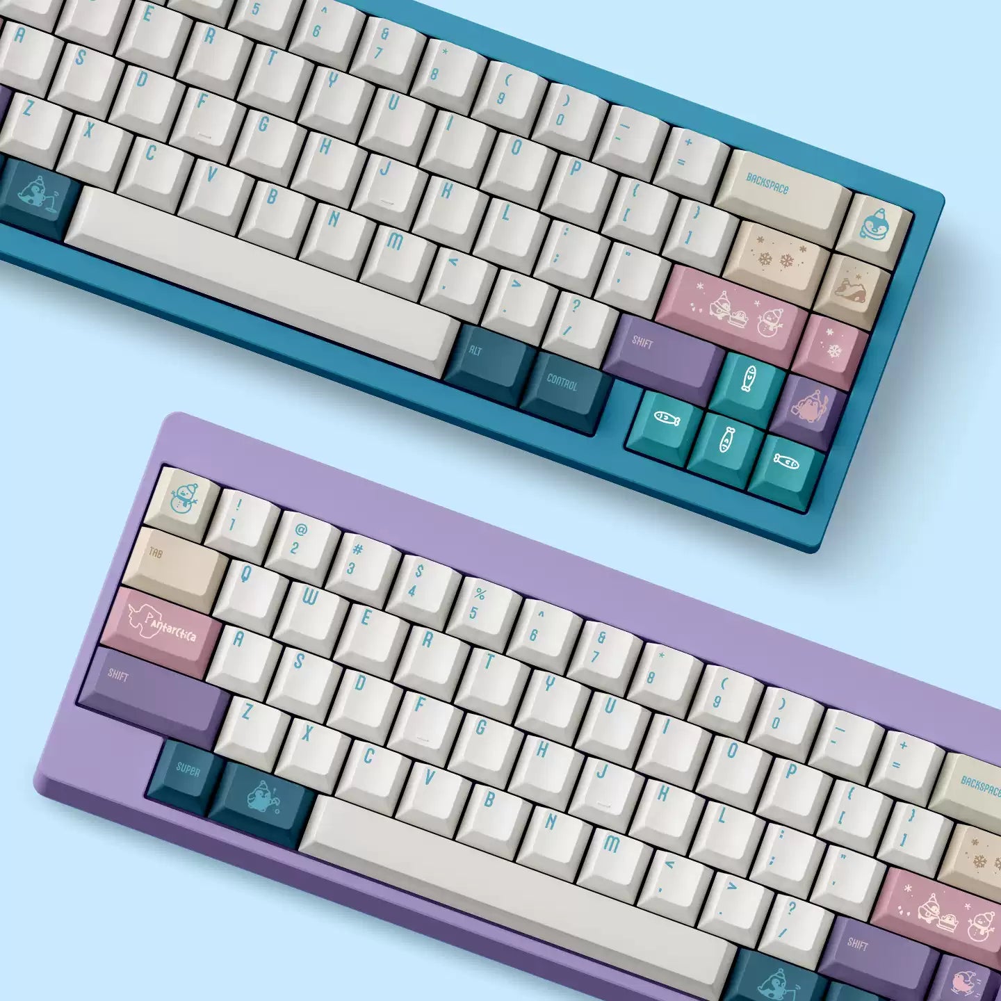 Antarctica PBT ANSI/ISO Keycap Set
