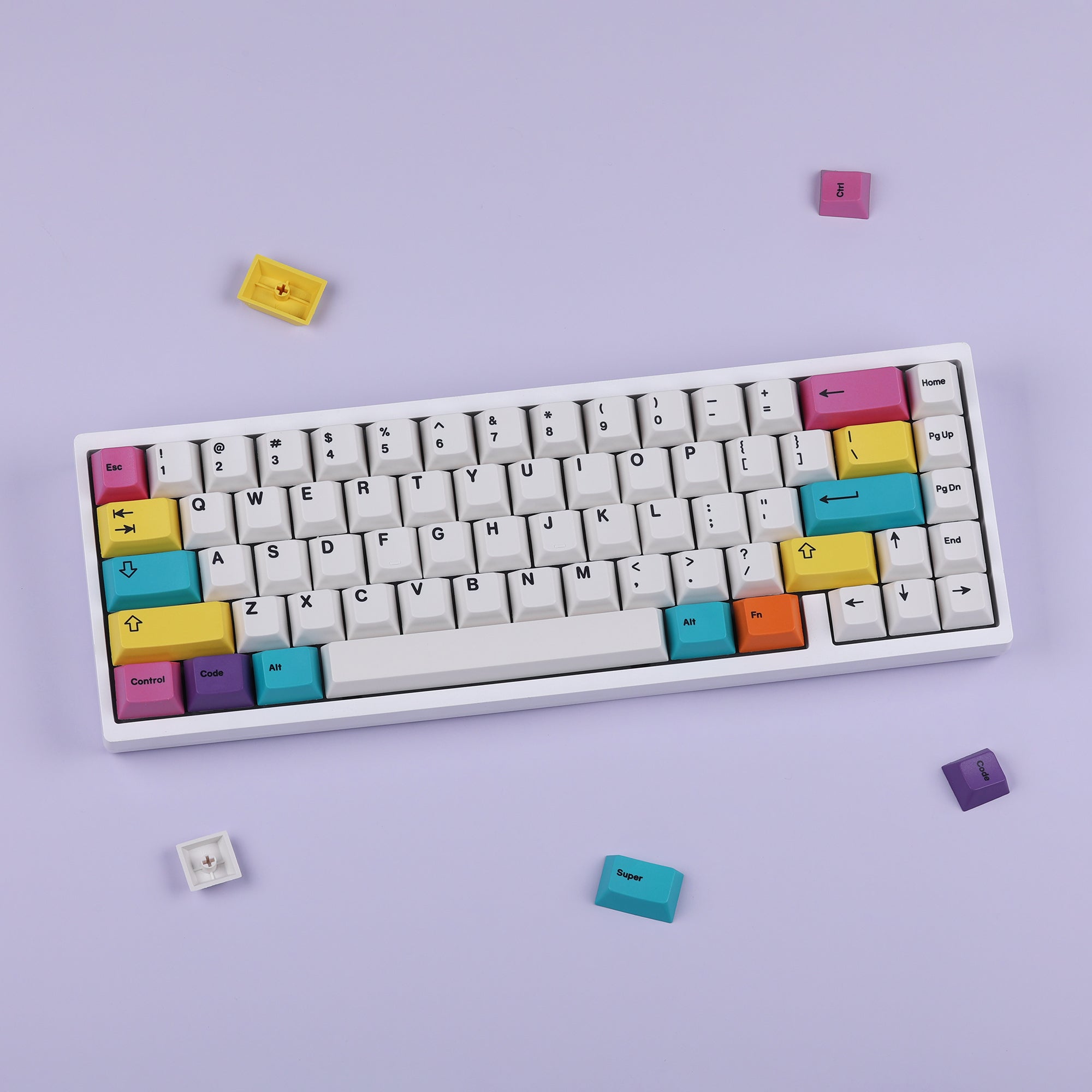 ePBT x EnjoyMyInSec Spectrum R2 keycap set